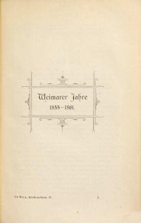 Briefe hervorragender Zeitgenossen an Franz Liszt, 2. 1855 - 1881