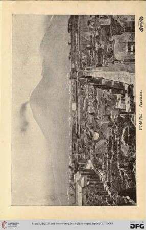 Pompei – Panorama. – Panorama. – Panoramic View. – Panorama.