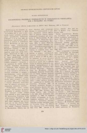 41: Zagadnienia przemian formalnych w urbanistyce wrocławia XIX i początku XX wieku