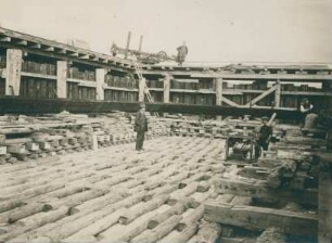 Rheinbrücke bei Remagen, Deutschland, 1917