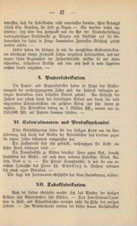 X. Papierfabrikation.