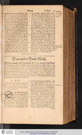 Das ander Buch Mose.
