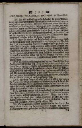Ordinatio Processuum Secundae Instatiae.