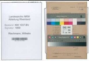 Entnazifizierung Wilhelm Riechmann , geb. 20.07.1902 (Landwirt)