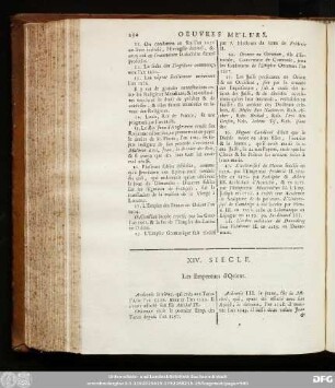XIV. Siecle. Les Empereurs d'Orient.