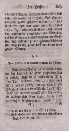 § 3. Tod, Gemahlin und Familie Ludwig des Fünften.