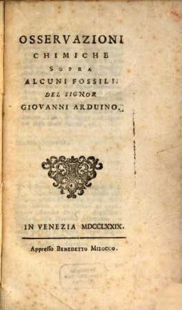 Osservazioni chimiche sopra alcuni fossili ...