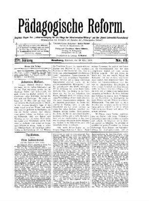 Feuilleton : Vom Lehrerberuf ; aus dem Tagebuch eines Arztes ; (Schluß folgt)