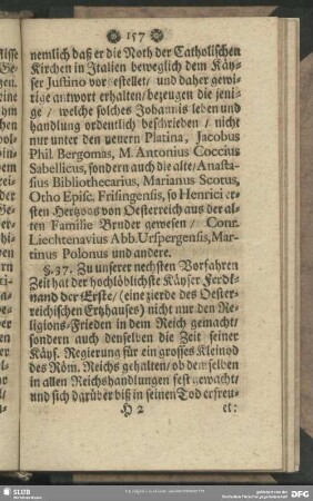 §. 37. [Fernere Exempel der löblichen Oesterreichischen Käyser Ferdinandi I. und Maximiliani II.]