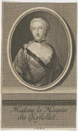 Bildnis der Madame la Marqvise du Chastellet