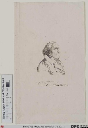 Bildnis Christoph Friedrich Ammon (1824 von)