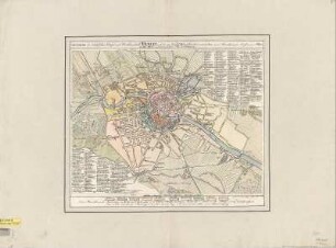 Stadtplan von Berlin, ca.1:16 000, Kupferst., 1800 : Grundriss der Königlichen Haupt- und Residenzstadt Berlin : nach der vom Königl. Policeydirectorio veranstalteten neuen Bezeichnung der Strassen und Plätze im Jahre 1803 / zusammengetragen von D. F. Sotzmann. Gestochen von Carl Jättnig in Berlin 1800. - [Ca. 1:16 000]. - Berlin : Wilhelm Oehmigke der Jüngere , 1800. - 1 Kt. : Kupferst. ; 43 x 32 cm