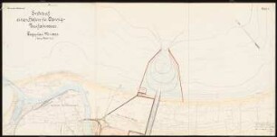 Hafenanlage, Danzig-Neufahrwasser Schinkelwettbewerb 1914: Lageplan 1:5000