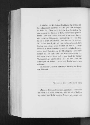 Wolgast, den 19. Dezember 1904