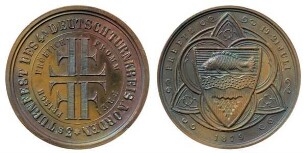 Preetz: Medaille auf das 3. Turnfest des 4. deutschen Turnkreises Norden