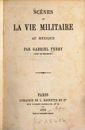 Scènes de la vie militaire au Mexique