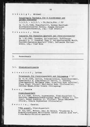 3. Kammermusik