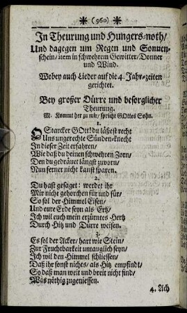 In Theurung und Hungers-noth [...]