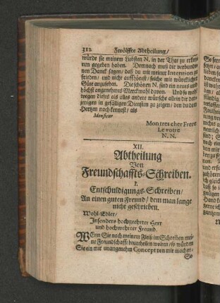 XII. Abtheilung