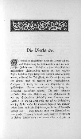 Die Vierlande.
