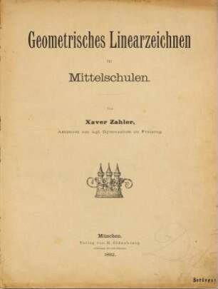 Geometrisches Linearzeichnen für Mittelschulen