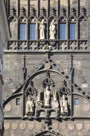 Karlsbrücke, Altstädter Brückenturm, Prager Altstadt, Tschechische Republik