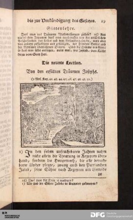 Die neunte Lection.