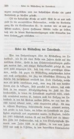 220-254 Ueber die Abschaffung der Todesstrafe