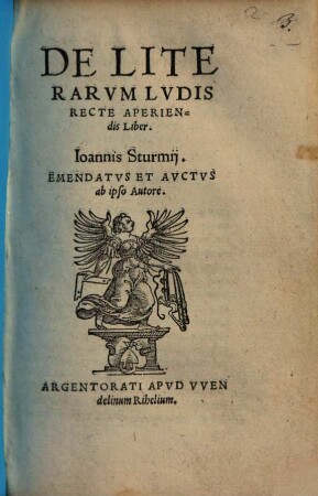 De literarum ludis recte aperiendis liber