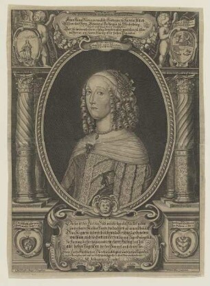 Bildnis der Anna Maria zu Sachsen-Weißenfels