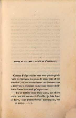 Mémoires de deux jeunes mariées, 2