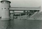Dienstbrücke und Pumpwerk Lucherberger See, 1954-1955