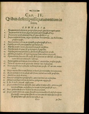 Cap. IV. Quibus deferri possit iuramentum in litem.