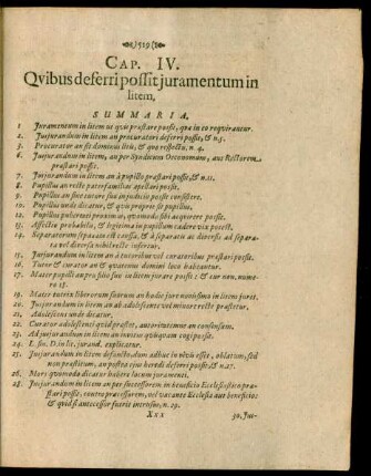 Cap. IV. Quibus deferri possit iuramentum in litem.