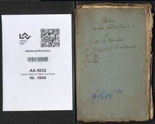 Bittschriften aus der Stadt Lechenich, Kanton Rheinbach, vom Jahr IV