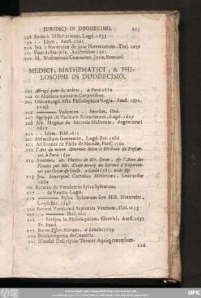 Medici, Mathematici, & Philosophi In Duodecimo.