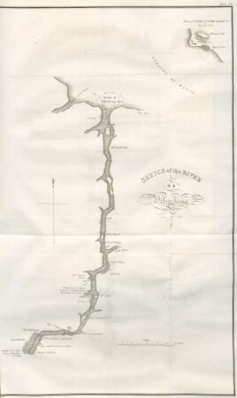 Plate XV. Sketch of the river of Palimbang