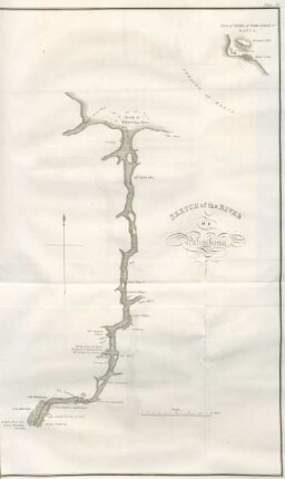 Plate XV. Sketch of the river of Palimbang