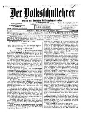 Die Neuordnung der Volksschullehrerbildung in Preußen