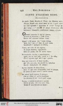 Canto vigesimo nono