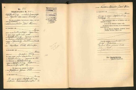 Standesamtsbuch der Stadt Aschaffenburg: Eheschließungen 252/1930 - 130/1931