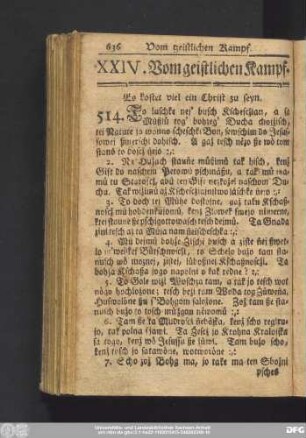 XXIV. Vom geistlichen Kampf.