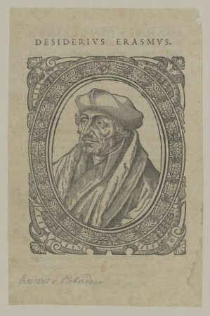 Bildnis des Erasmus von Rotterdam