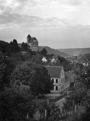 Buchenbach Hohenlohekreis. Ortsteilansicht mit Schloß