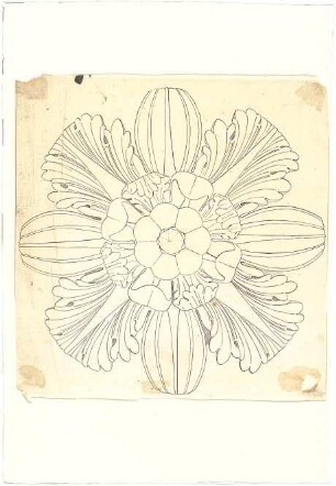 Röhrer, Karl; Dekor- und Ornamententwürfe - Florales Ornament (Ansicht)