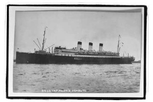 Cap Polonio ex Vineta (1914), Hilfskreuzer, Hamburg Südamerikanische Dampfschifffahrts-Gesellschaft A/S & Co KG (HSDG), Antwerpen, Bau-Nr. 221