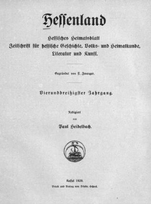 Nr. 1/2, Januar-Doppelheft 1920