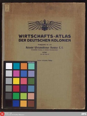 Wirtschafts-Atlas der deutschen Kolonien