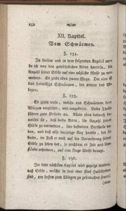 XII. Kapitel. Vom Schwaermen