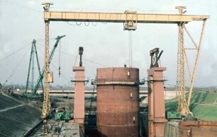 Neues Schiffshebewerk Henrichenburg/Dortmund-Ems-Kanal (DEK)